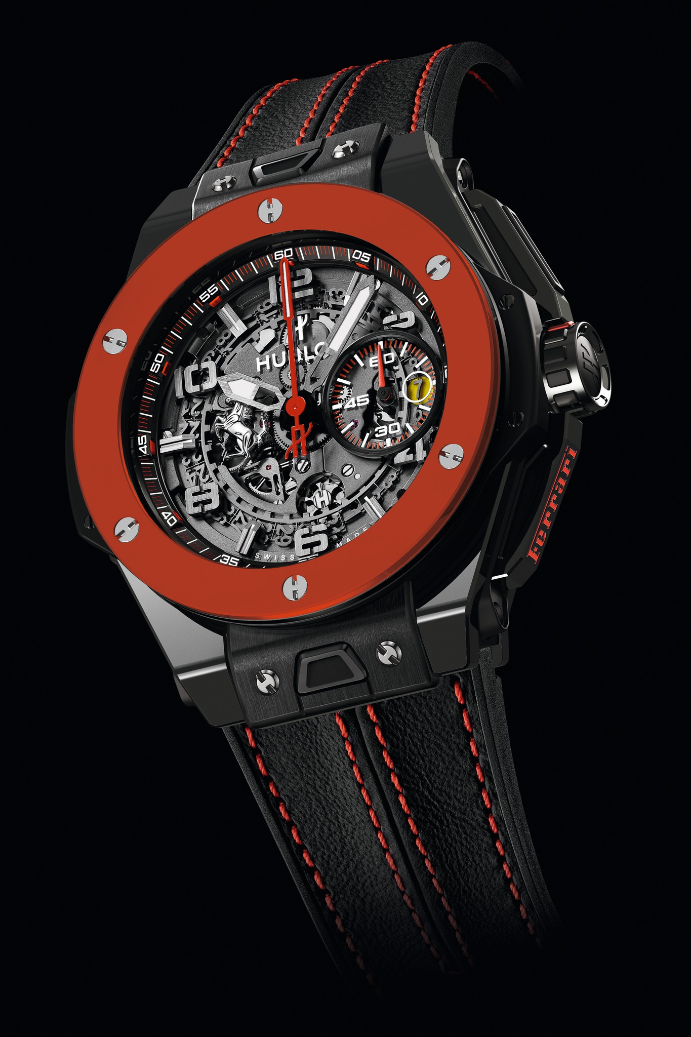 Replica Hublot Big Bang Ferrari Hong Kong Edition Black Ceramic 401.CF.0123.VR.FHK13 Replica Watch